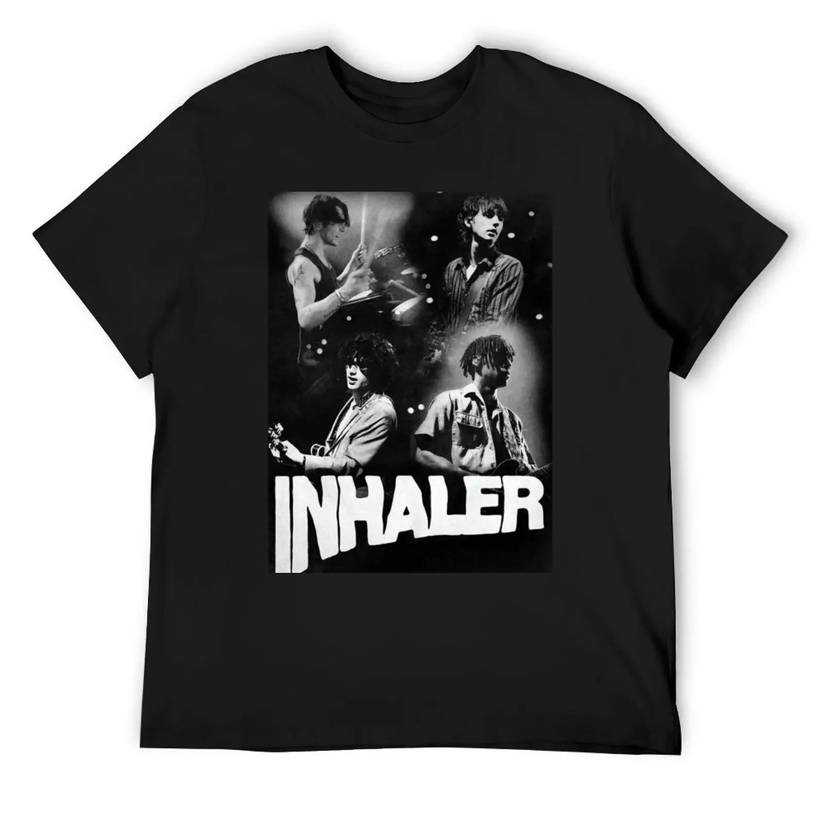 inhaler band T-Shirt hippie clothes plus sizes cheap stuff mens t shirt graphic