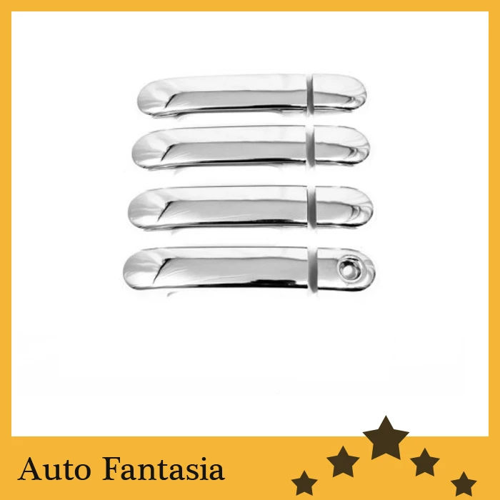 Flexible chrome trim Chrome Door Handle Cover for Nissan March / Micra C+C K12 02-09-Free Shipping