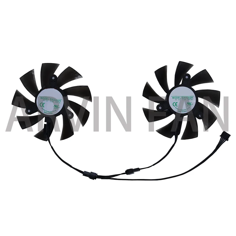 

2Pcs/Set GA92S2H GPU Cooler For PNY GeForce RTX 2070 SUPER 8GB Dual Fan Edition Cards