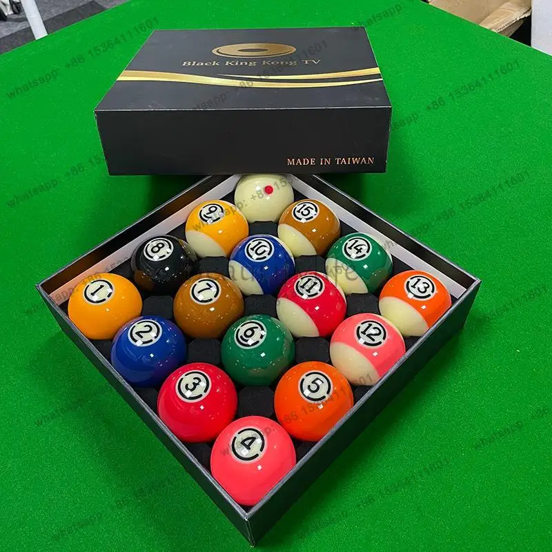 Dream Colorful Fancy Nine Balls American Black Eight Table Crystal Billiards