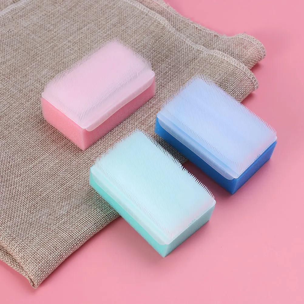 

5 шт., детская щетка для купания, губка, скруббер для чистки, нежный массаж для новорожденных, передвижная головка для душа