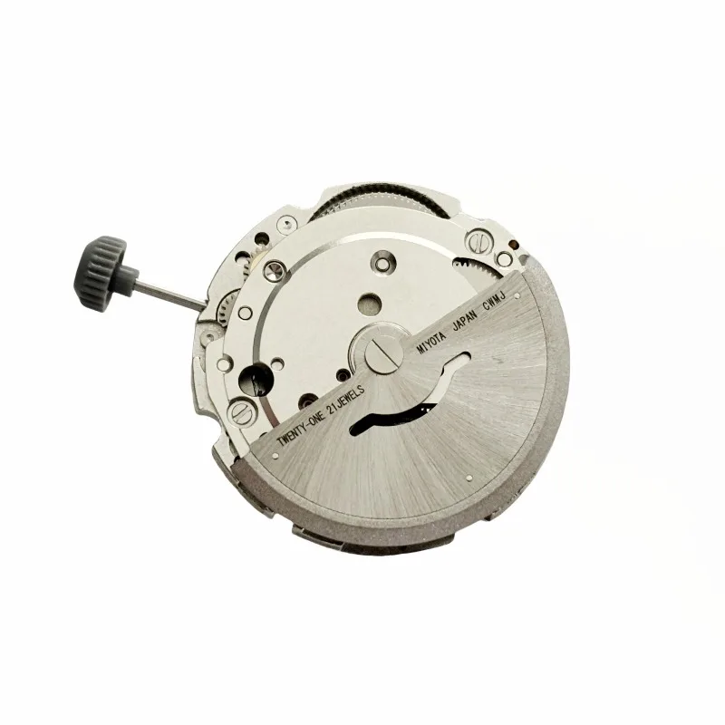 ملحقات حركة الساعة لحركة Meiyoda 8205، آلة بيضاء تقويم مزدوج الساعة الثالثة، حركة