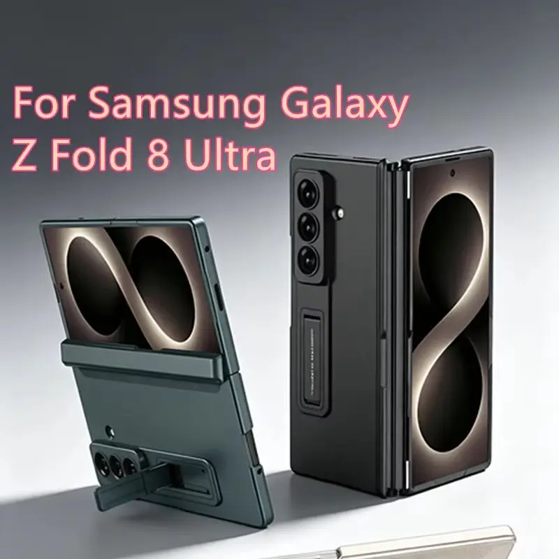 Etui do Samsung Galaxy Z Fold 8 Ultra 7 6 5 z magnetyczną adsorpcją, ochroną zawiasu, funkcją podstawki, twarde etui z tworzywa sztucznego z magnesem. — zdjęcie produktu 7