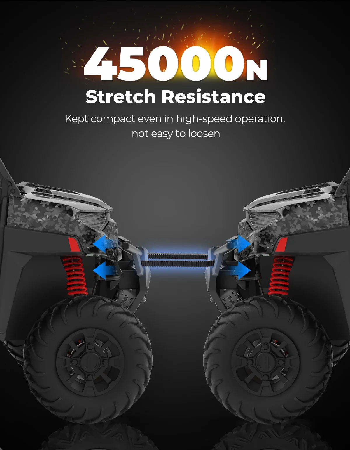 Correia de transmissão KEMIMOTO UTV CVT compatível com Polaris Ranger 1000/ Crew 1000 2020-2025 SP 570/ Crew 570 SP 2022-2024 2025 # 3211218