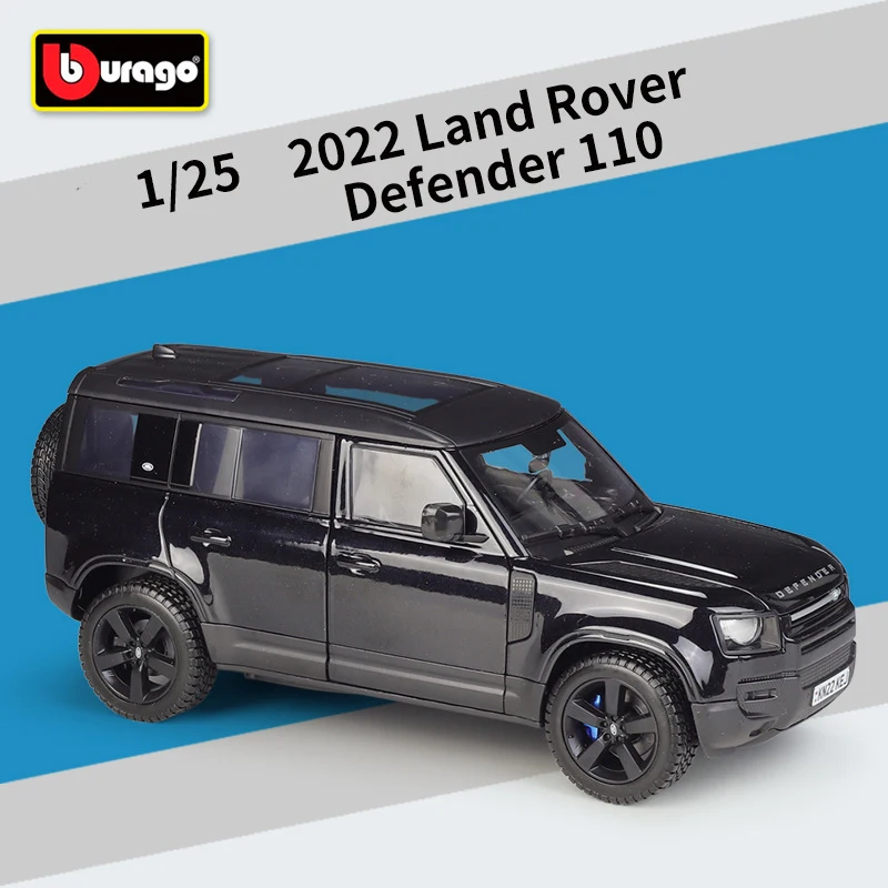 Bburago 1:24 Land Rover Defender 110 SUV Samochód ze Stopu Odlewany i Zabawki Pojazdy Model Samochodu Miniaturowy Model Samochodu Zabawka dla Dzieci
