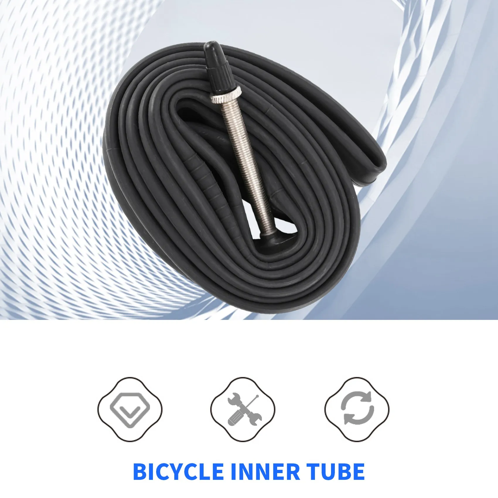 【CYBER MONDAY】4Pack Bike Inner Tube Bicycle Tires Inner Tube with 60mm 451 French Nozzle 20X1-1/8 for Folding Bicycle MTB Road B