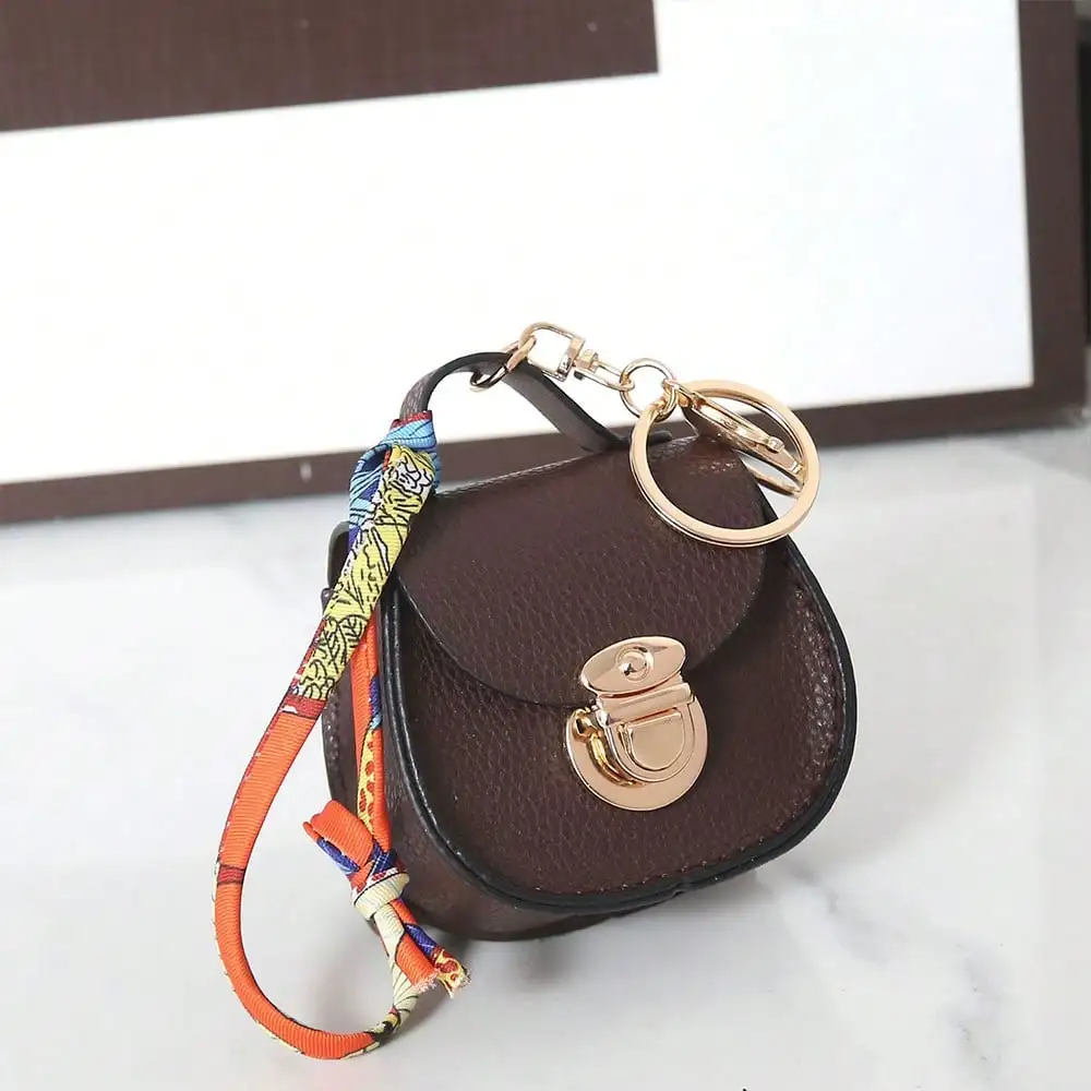 Mini PU-Leder Satteltaschen-Anhänger Luxuriöser Niedlicher Münzbeutel-Anhänger Modische Deko Kreativer Schlüsselanhänger Geschenk Lippenstifttasche – Detail 6