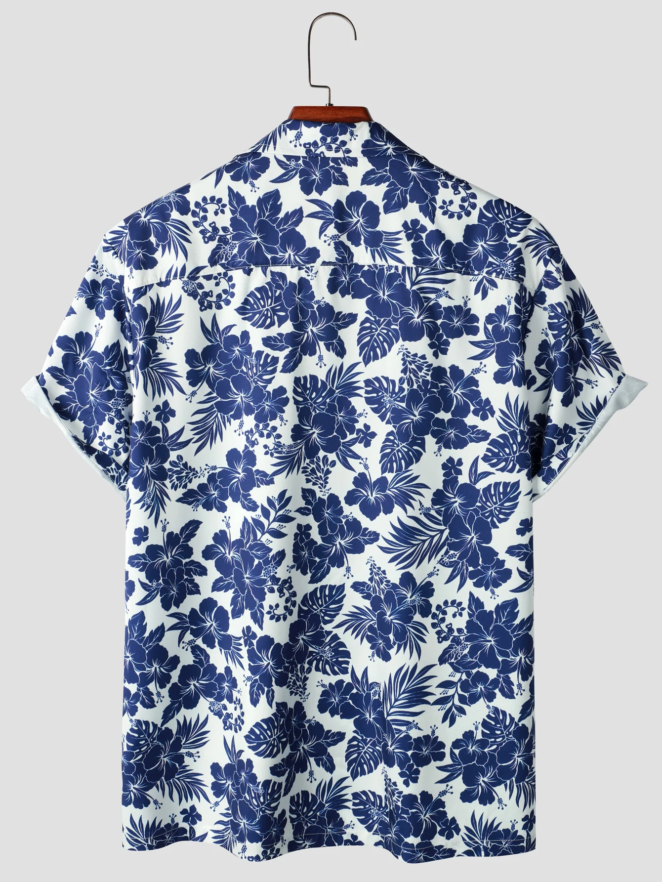 Men\'s Hawaiian Shirt - Perfect For Summer Vacation And Casual Wear, Short Sleeve Button Up With Chest Pocket And Stylish Graphic