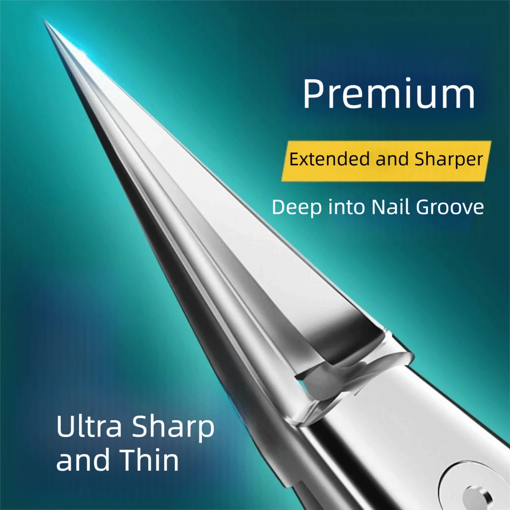Oblique Angled Nail Clippers Ultra-sharp Trim nails/Trim dead skin Durable Nail Clipper Stainless Steel Ingrown Toenail Clipper