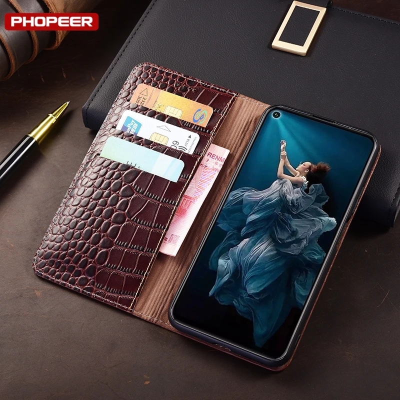 

Crocodile Grain Genuine Leather Case Book For iPhone 17 AIR 16 E 15 14 13 12 11 Plus Pro Max Mini Plus Flip Wallet Phone Cover