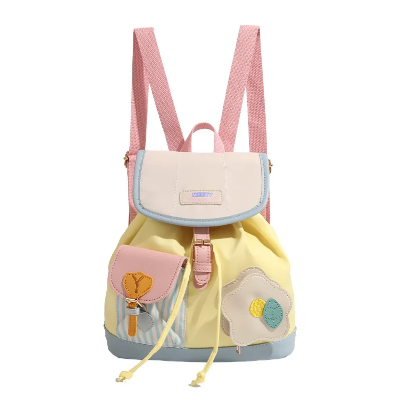 Women's Backpacks Japanese Dopamine Cartoon Kawaii Sweet Cute Verstaile High Quality Large Capacity Portable Schoolbags For Girl