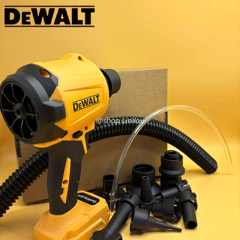 เครื่องเป่าลมไร้สาย Dewalt Brushless พร้อมหัวฉีดอเนกประสงค์ สำหรับเป่าฝุ่นและสูบลม (ไม่รวมแบตเตอรี่)
