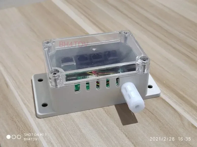 Estação meteorológica iot 51ws5, fonte de alimentação 24v, suporte para servidor iot, rede de dados, direção total da velocidade do vento e chuva, em estoque