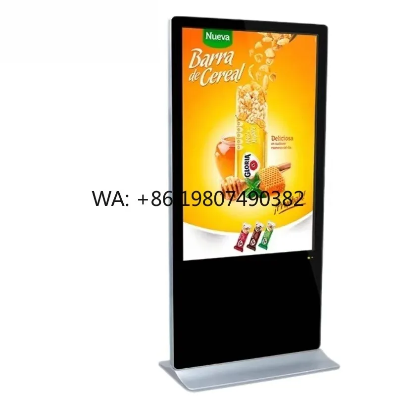43 49 55 65 Inch Adobe RGB NFC Vertical Touch LCD Kiosk Built-in CMS Floor Standing Digital Signage Video Display