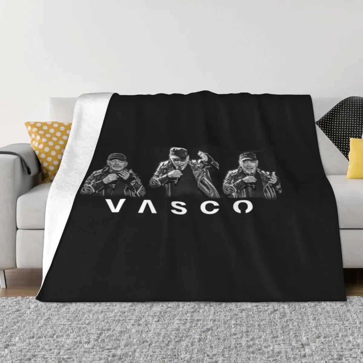 

Vasco Rossi Throw Blanket Hairys Softest Blankets For Sofas Winter beds Blankets