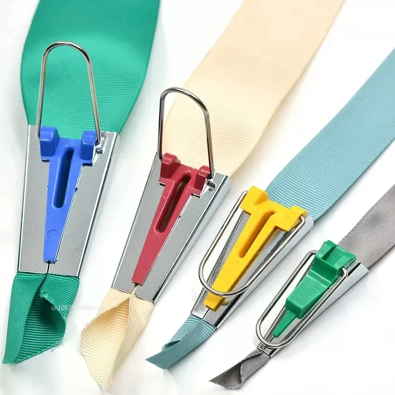 Sewing Accessories Tools Crimping Binding Device For Quilting Bias Binder Maker Electric Clover Edging Fabric Tape Cloth Strip