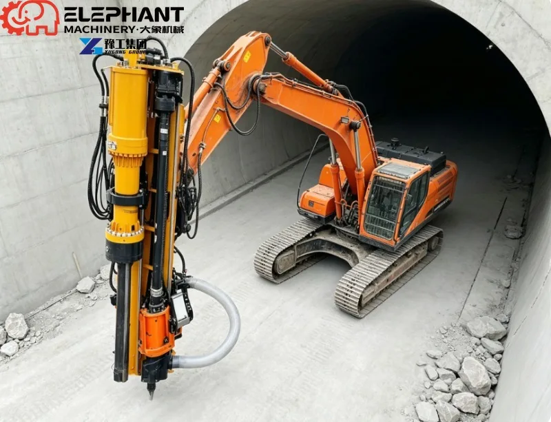 Integrated Rock Drill and Splitter Machine Hydraulic Rock Splitter For Controlled Dimension Stone Block Extraction