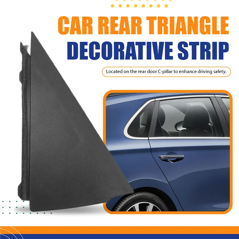 AASS-車左右リアドアデルタ成形ヒュンダイ I30 セダン 2008-2011 83830-2L000 83840-2L000 交換部品