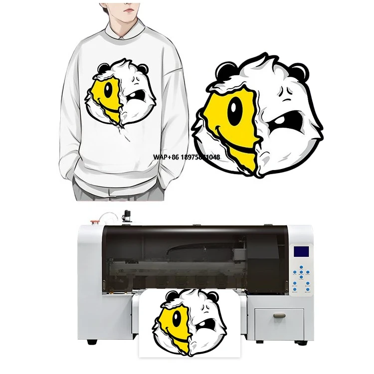 2024 Hot Sale A3 Digital Printing and Packaging Machine Size 30cm for T-shirt  Hats Tote Bags Mouse Pads Any Material