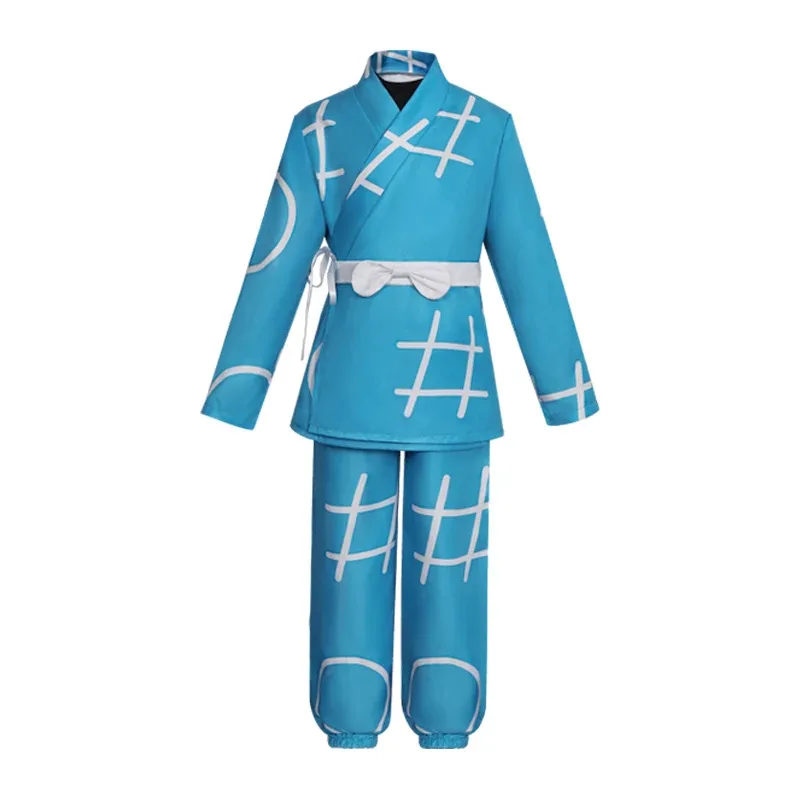 

Anime Nintama Rantarou Costume Ninjutsu Academy Blue Uniform Ninja Boy Rantaro Karate Cosplay Costumes For Kids 5 5ftu^