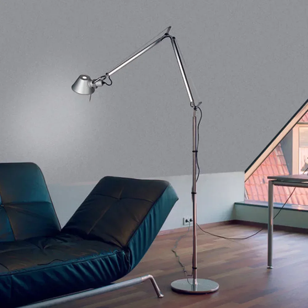 Rocker Arm  Floor Lamp Mechanical Italian DesignerLight Medieval Living Room Sofa Standting Lighting Bedroom Industrial Style