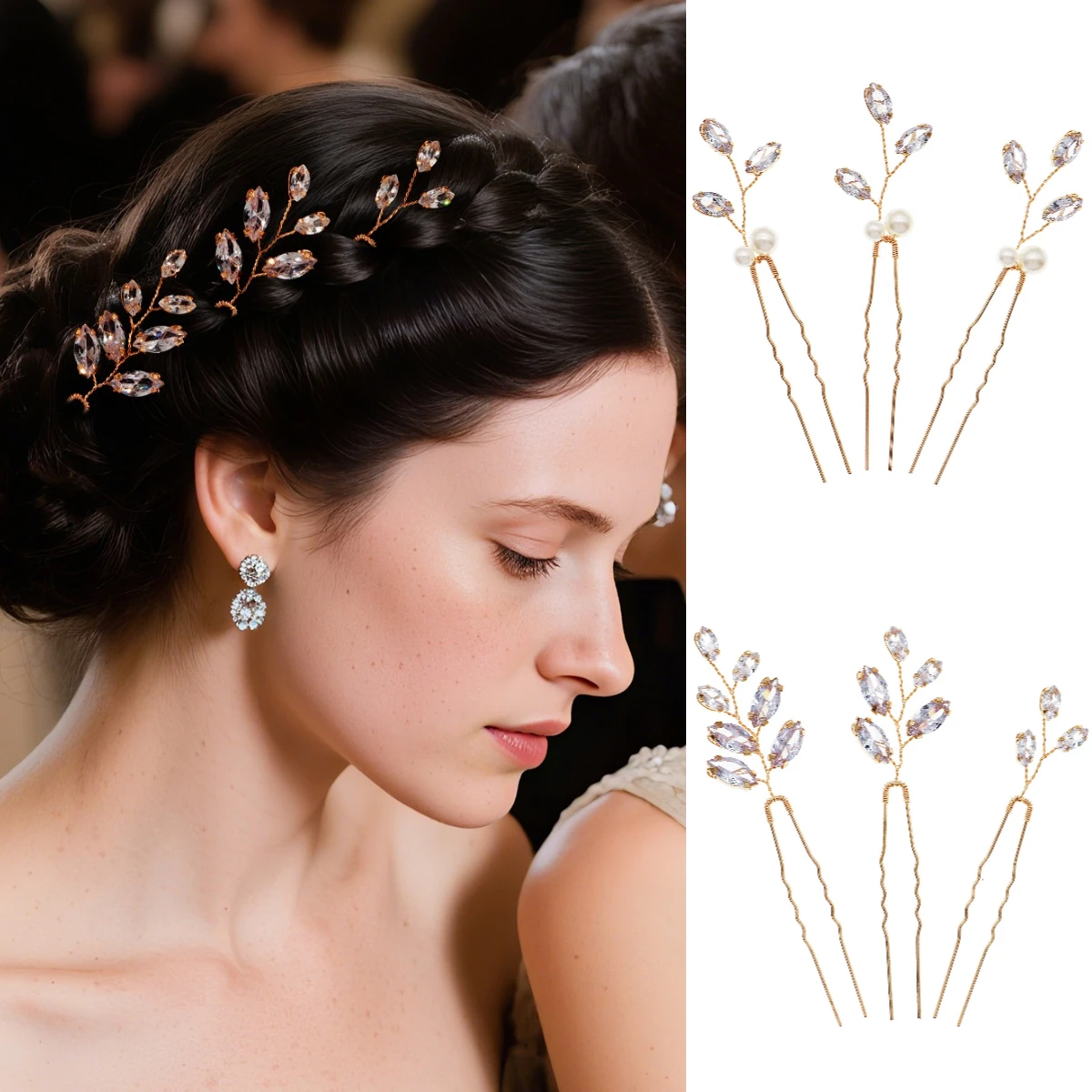 3Pk/Set Pearl Cryst…