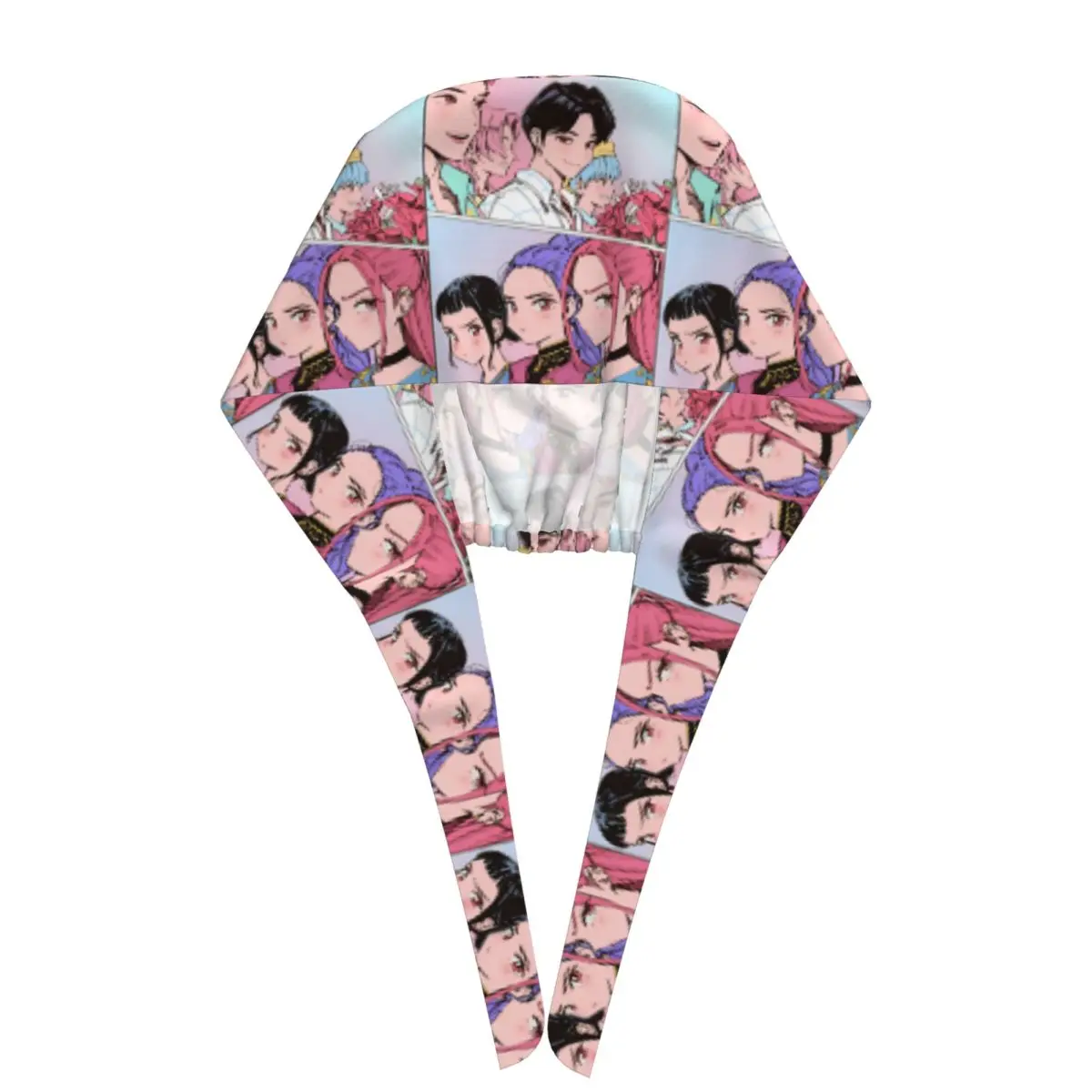 Chapeau médical KPop Demon Hunter, casquette de travail pour unisexe, chapeaux d'allaitement respirants, Bandage populaire, cravate au dos, casquette de travail personnalisée pour bricolage