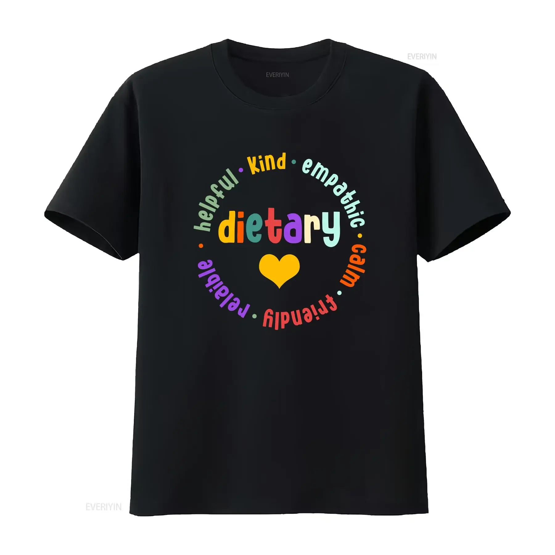 

Dietary Appreciation Week Nurse Dietitian T Shirt vintage Washed Stylish Casual fashion Comfortable Top For Everyday Wear homme