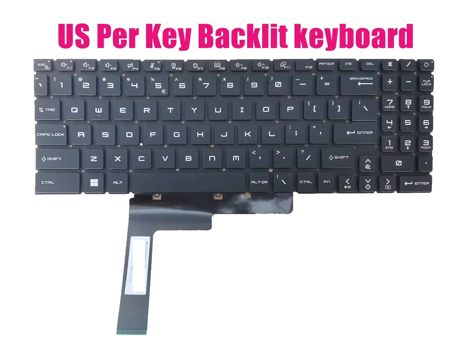 US Per Key Backlit Keyboard for MSI Stealth 16 A13VG/A13VF/A13VE(MS-15F2) 추천 및 평가