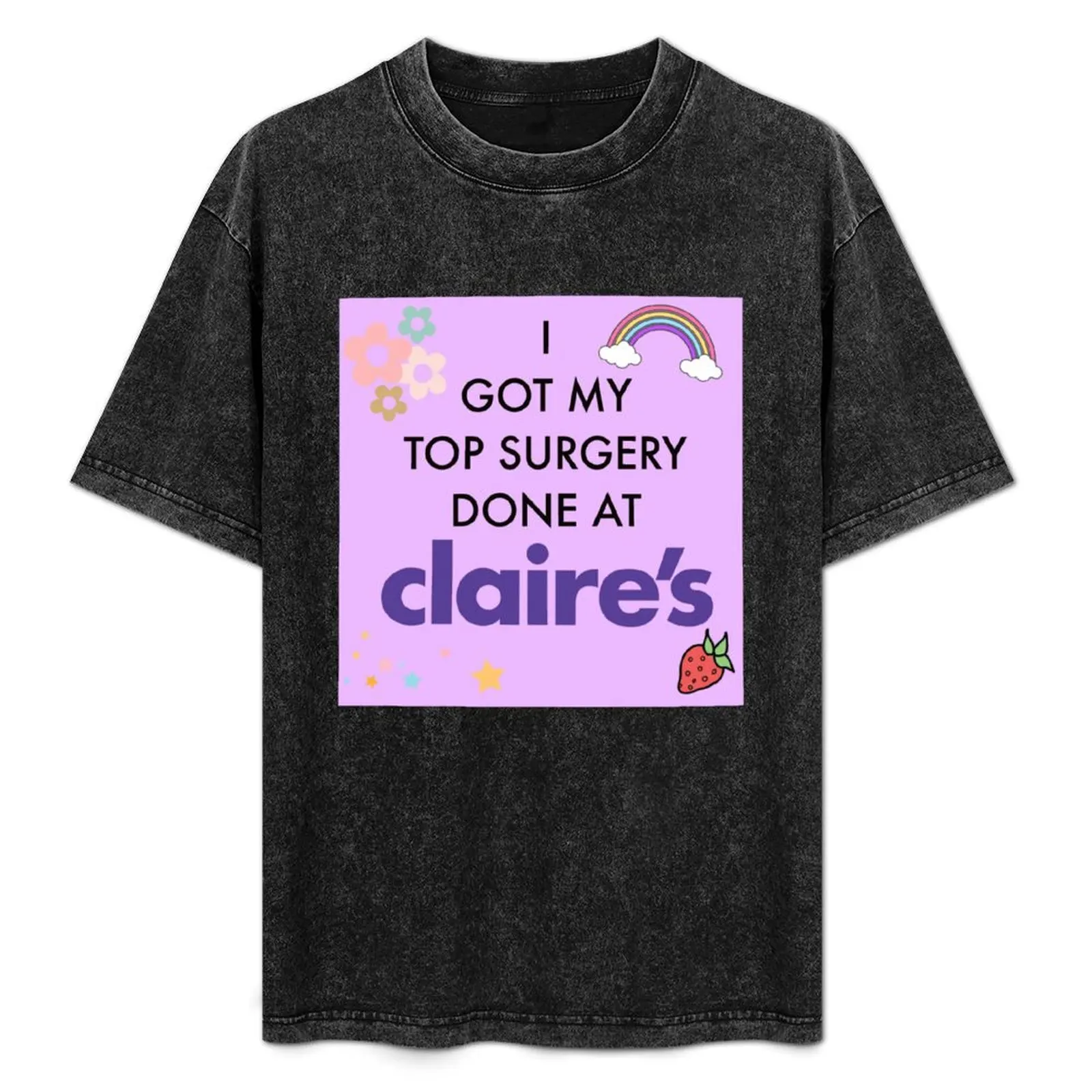 

i got my top surgery done at claires T-Shirt Work Outdoor Short Sleeve Tee