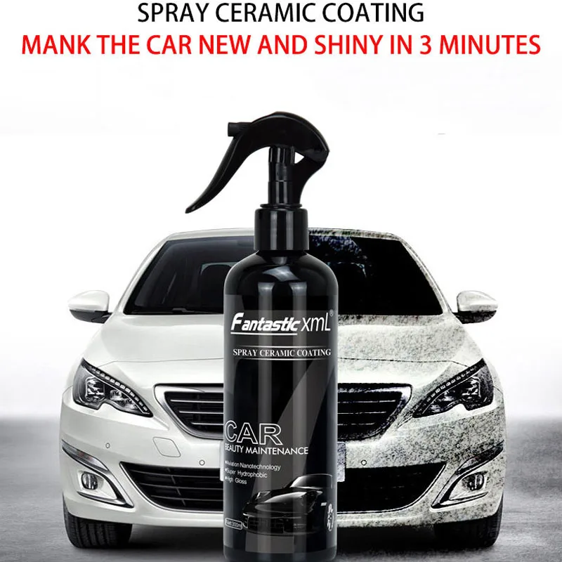 Car Beauty Maintenance Automobile Nano Coating Spray with Long-Lasting Benefits Hydrophobic and Scratch-Resistant for Cars Care