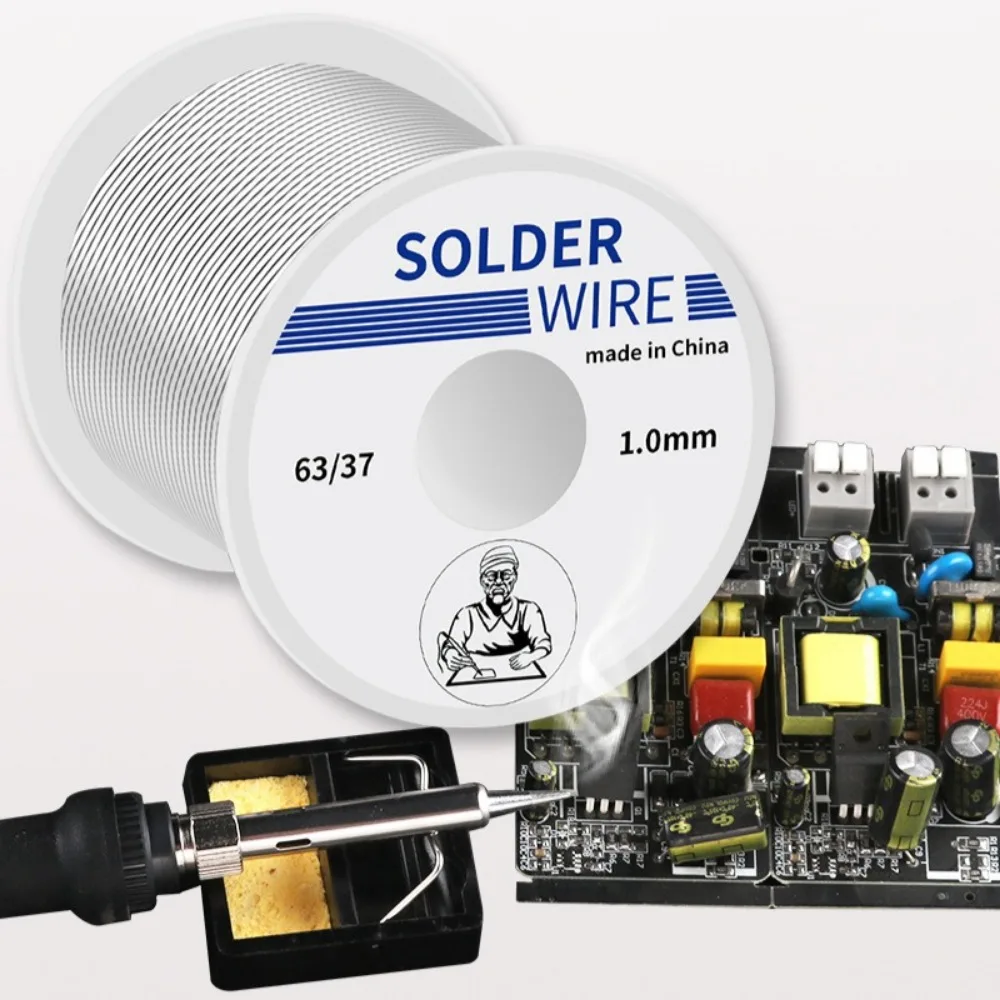 8 جرام 50 جرام 100 جرام 200 جرام عالية النقاء سلك لحام ضياء 0.6/0.8/1/1.2 مللي متر القصدير الصنوبري الأساسية لحام سلك لحام لحام كهربائي