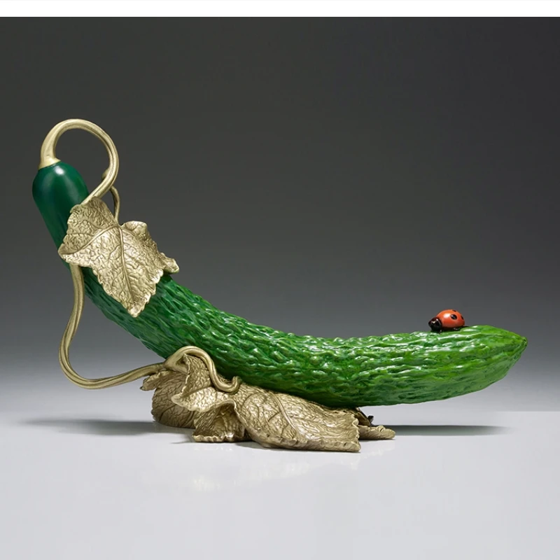 

brass ornaments "Flying" room decoration accessories table cucumber crafts