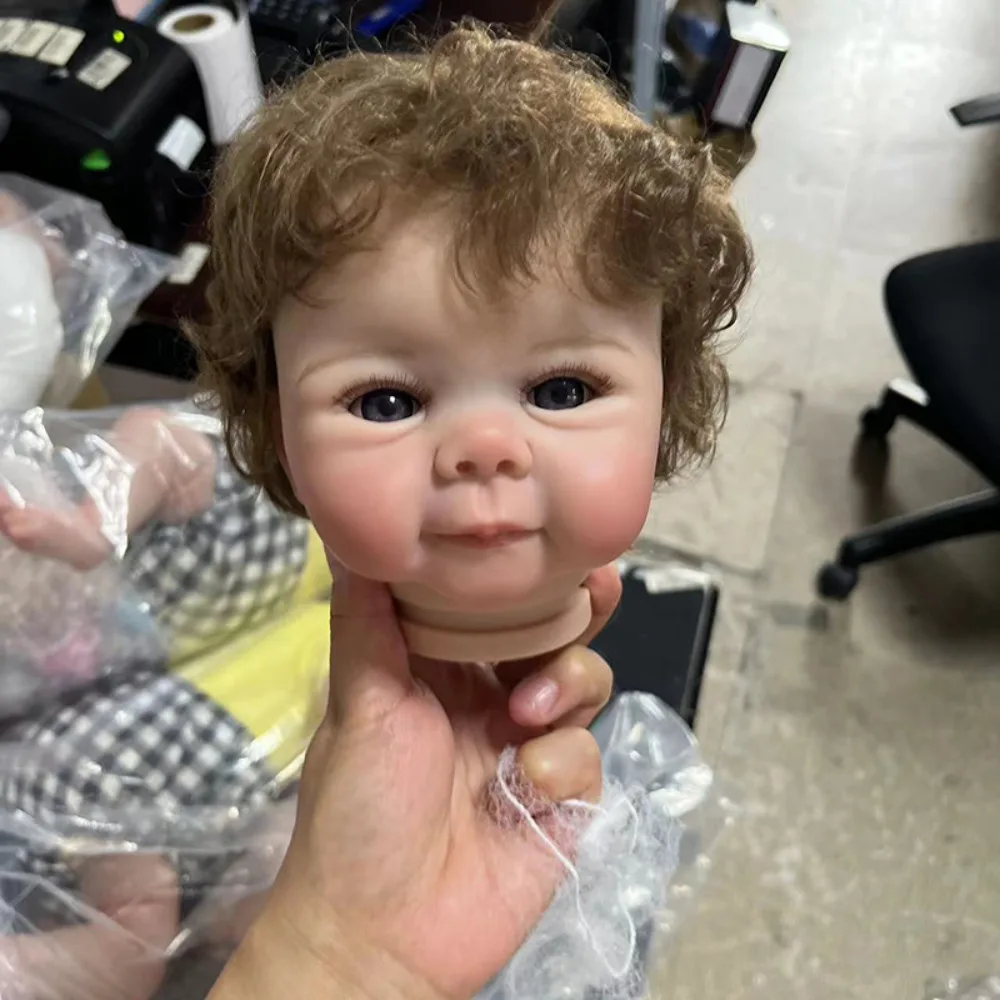 19inches Reborn Doll Kits Popular Juliette with Rooted Hair and Eyelashes 3D Painted Many Details Veins Unassembled Doll Parts