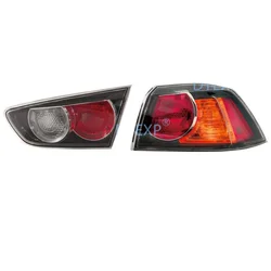 1 Piece BLACK Stop Lamp for Lancer CX CY CZ 8330A107 2007-2017 Rear Tail Lamps for EVO Halogen No Marker LIGHTS