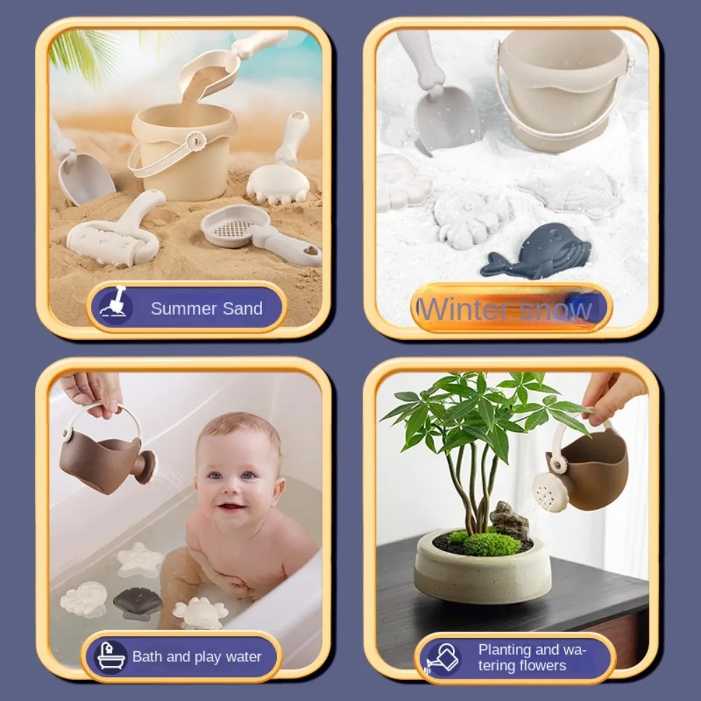 Jouets de plage portables, jeu de sable, jouets légers de dessin animé, jouets de plage amusants, document Morandi, 1 ensemble, E27