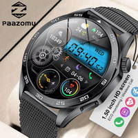 2025 New For Huawei Smart Watch Men Watch 4 Pro+ 1.50 Inch HD Screen Bluetooth Call Health Monitoring Smartwatch New Watch 4 Pro