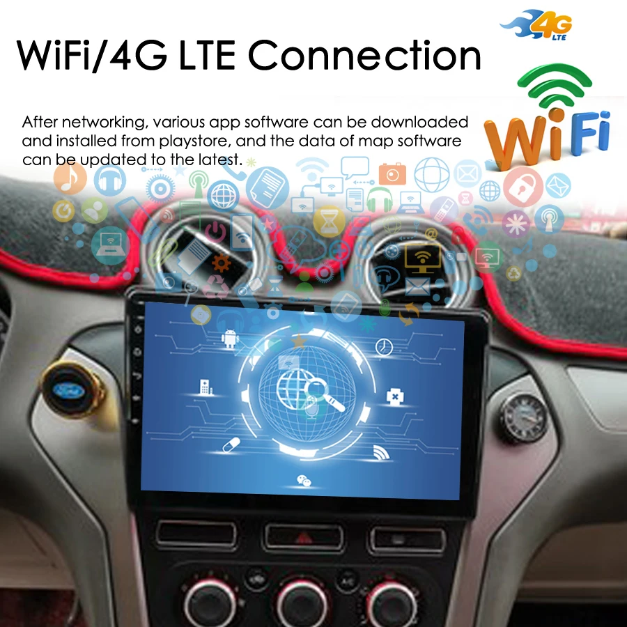Ai Voice Control Android 13 Auto Radio Voor Ford Mondeo 4 Mk4 2010 2013 2014 Multimedia Video Speler Stereo Gps Draadloze Carplay