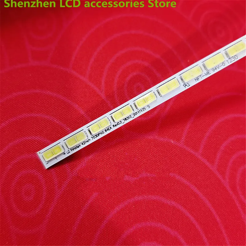 64LED สําหรับ Innotek 42 นิ้ว 7030PKG 64EA 74.42T23.001-2-DS1 6V TOSIBIA AU T420HVN01.1 T420HW06 T420HW04 100% ใหม่ 53 ซม.