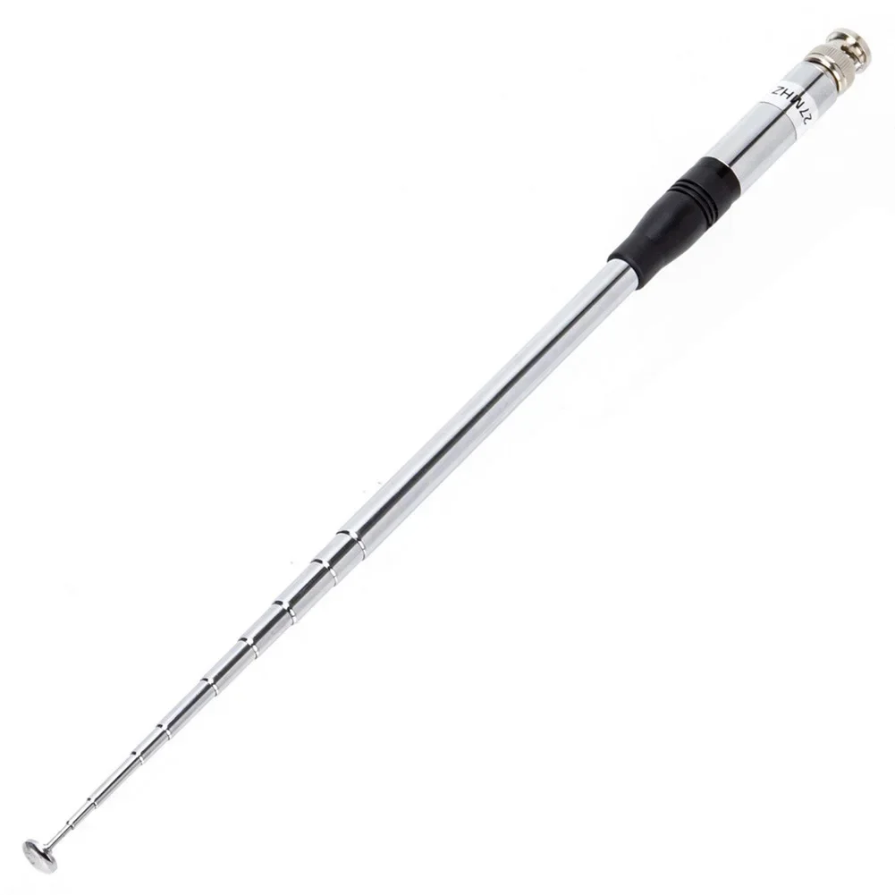 Antena telescópica bnc ht de 27mhz, 20w máximo 9 "-51" para rádio cb, conector portátil masculino para rádios cb portáteis, peças singal