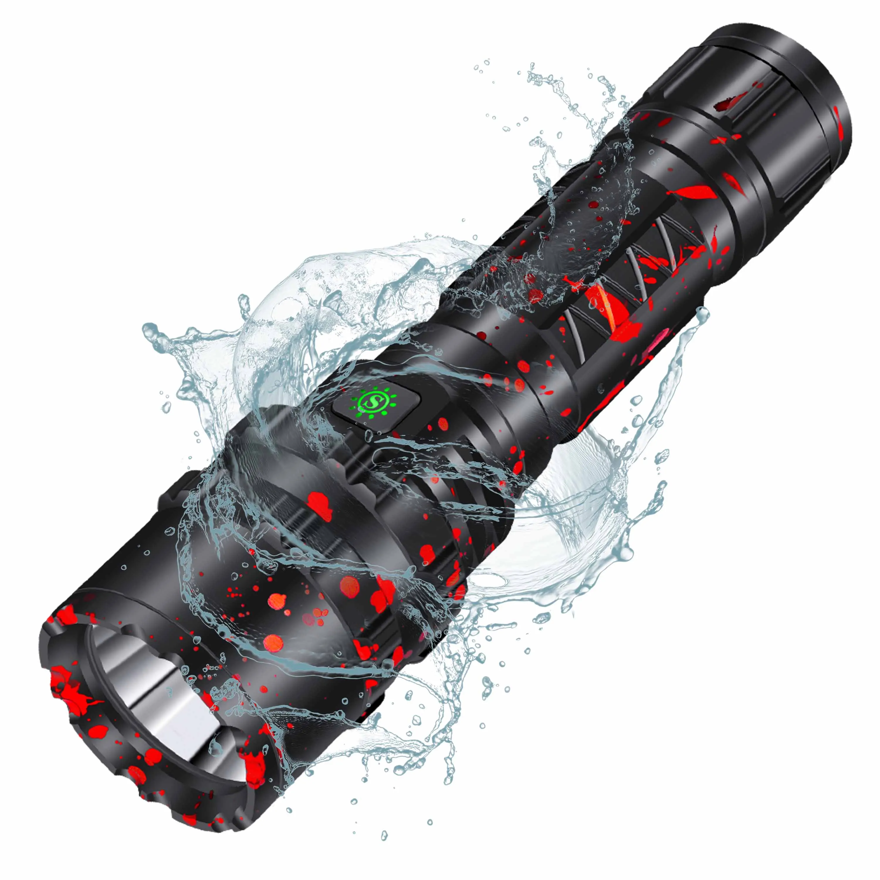 XHP50.2 LED Light 5Modes 3000 Lumens USB Rechargeable LED Tactical flashligh 26650/18650 Portable Long Distance Light