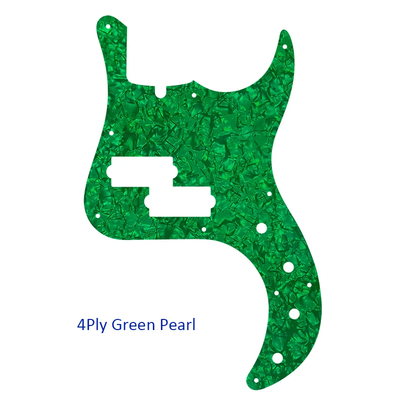 Fei Man Custom Guitar Parts - For US Fender Precision Deluxe Bass Guitar Pickguard Multicolor Selection