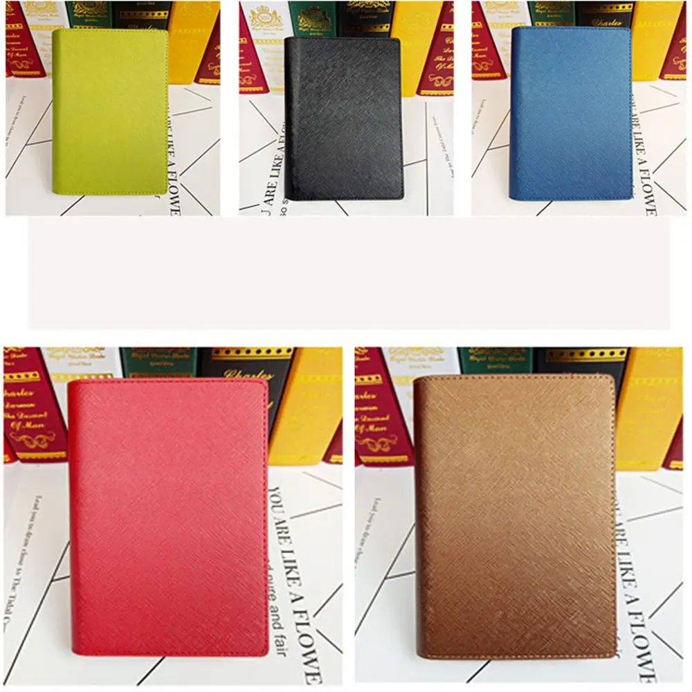 Business Card Multifunction With Pen Holder Women Men PU Leather Credit Card Holder Passport Case Cover Mlti-card Slot