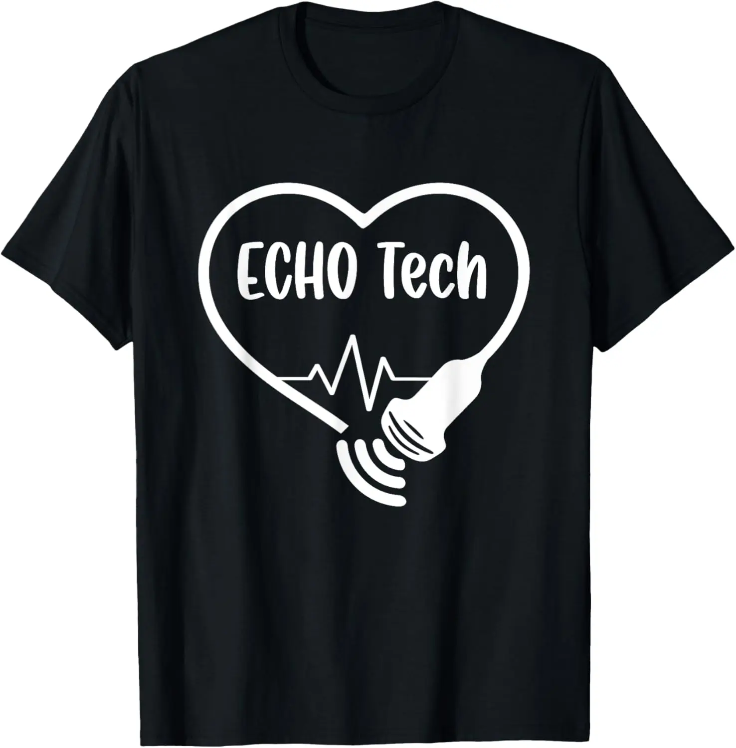 Echo Tech Cardiac Sonographer RDCS Echocardiographer T-Shirt