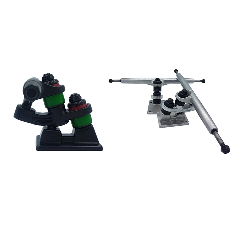 [abpo]-1-pair-double-floor-longboard-trucks-925inch-skateboard-bracket-trucks-gravity-casting-techblack
