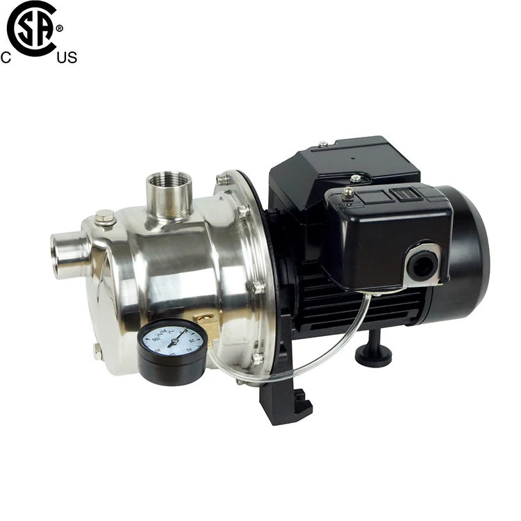 Made 115V 230V Stainless Steel 3/4 66PSI 25' Depth Shallow Well Jet Water Pump with China Factory Price