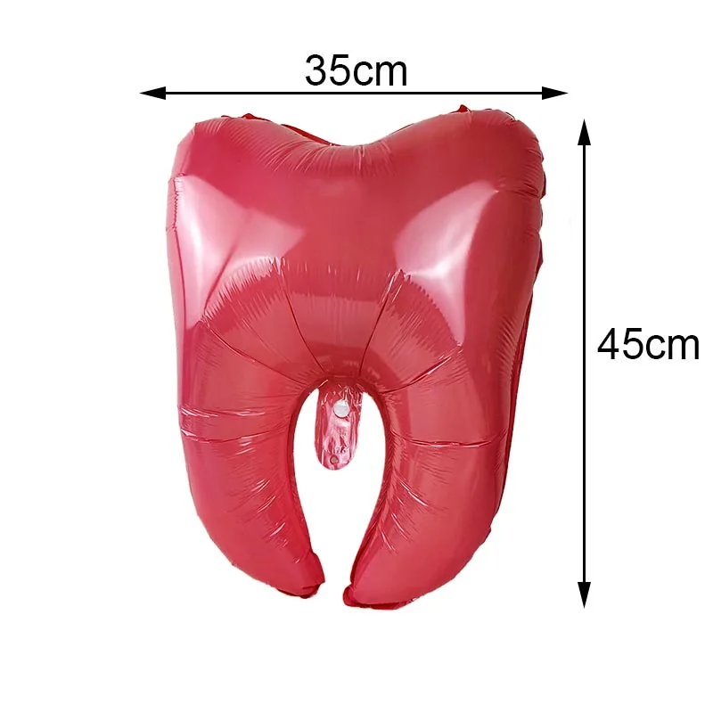 Zähne Ballon Dental Gesundheit Schutz Zähne Party Decor Zahn Zahnbürste Folie Ballon Zahnarzt Student Zähne Thema Party Dekore – Detail 2