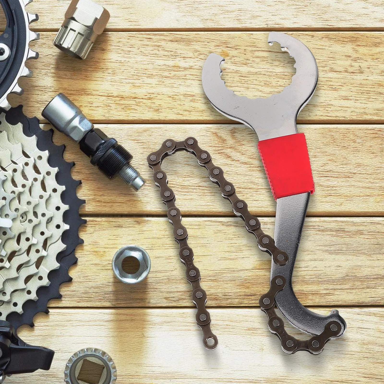 

Stainless Steel Crankset Puller Crank Arm Remover Bottom Bracket Extractor Tool Road Mountain Bike Repair for Bike