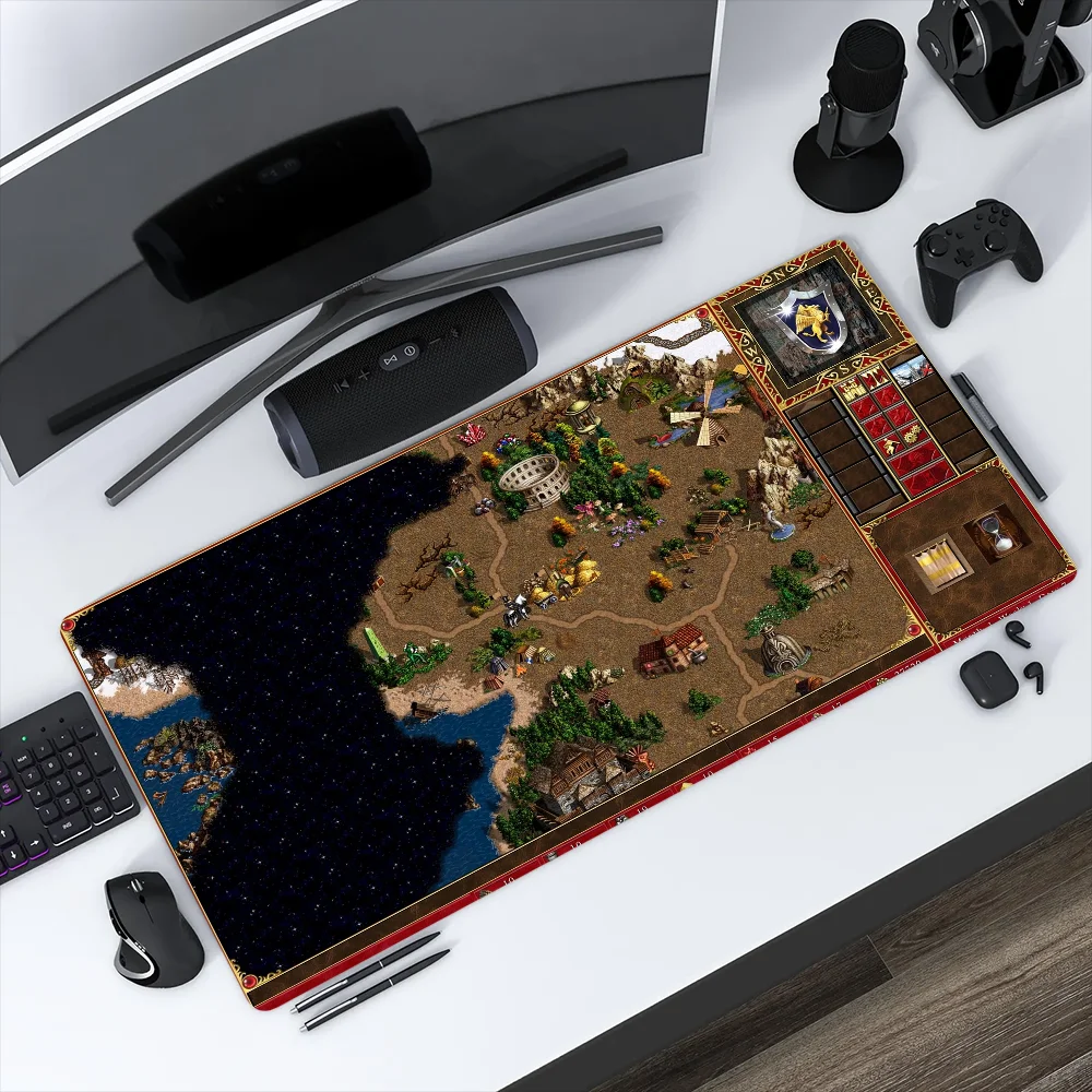 Might and Magic Game H-Heroes of Mouse Pad Non-slip Thickened Large Writing Lockedge Office Student Gaming Cushion MousePad