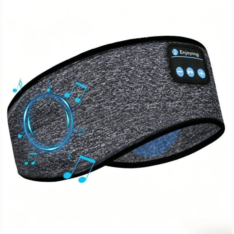 Bluetooth Headband Music Sports Sweat-absorbing Headscarf Binaural Speaker Stereo Removable and Washable Headset Bluetooth 5.4